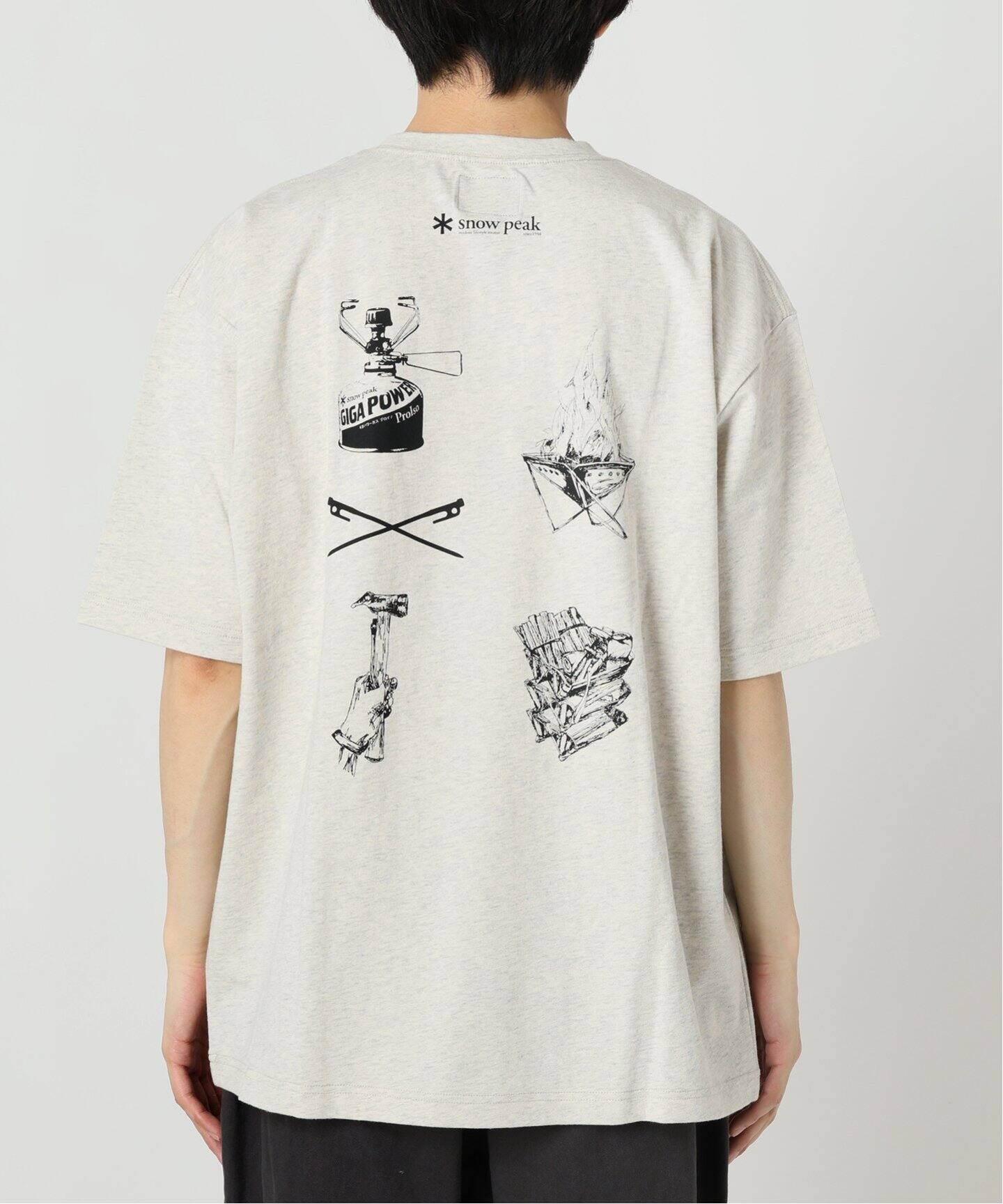 SNOW PEAK / スノーピーク 別注 ”GEAR” プリントTシャツ（Tシャツ