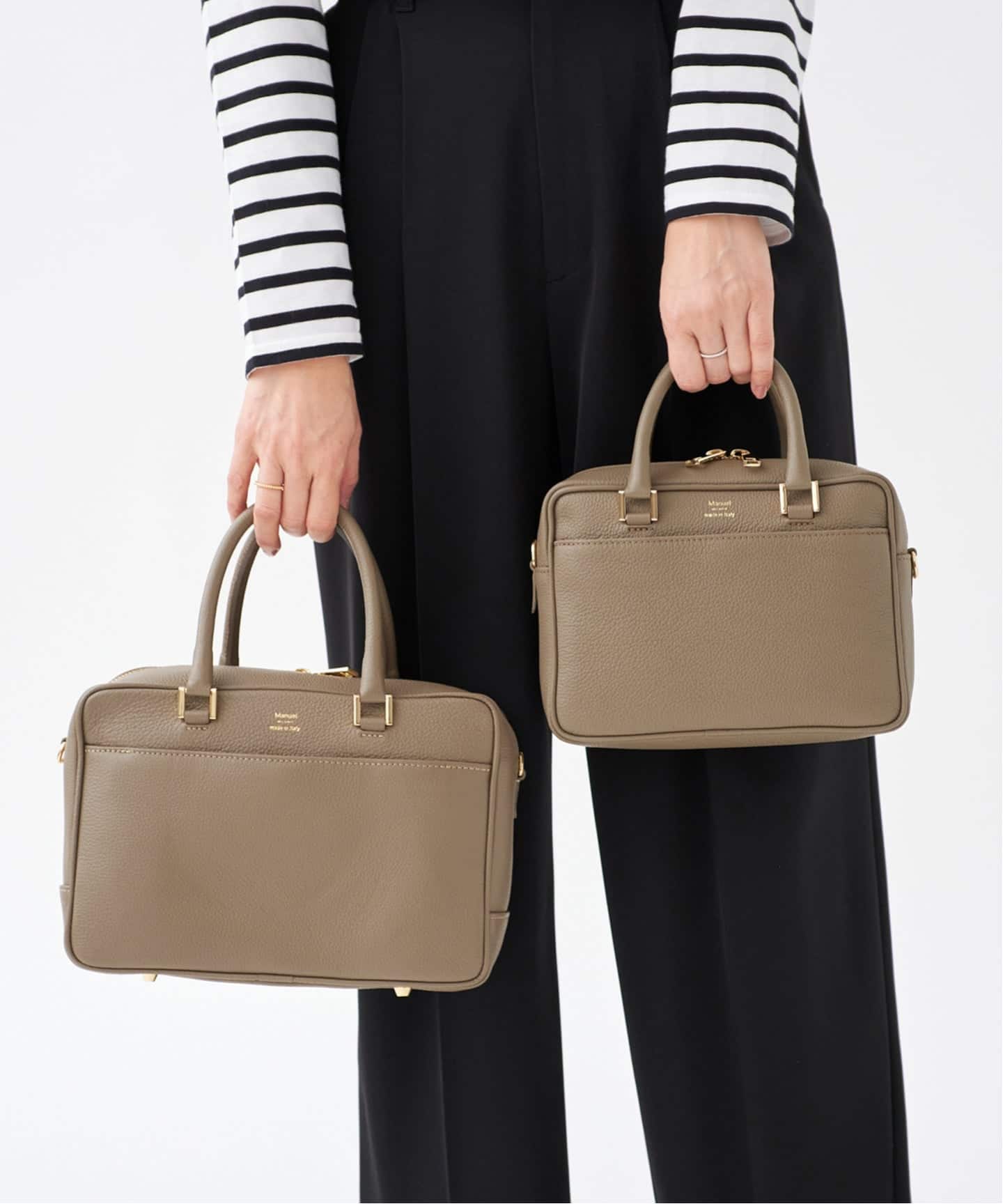 追加4》Manuel MILANO/マニュエルミラノ レザーバッグ（ハンドバッグ