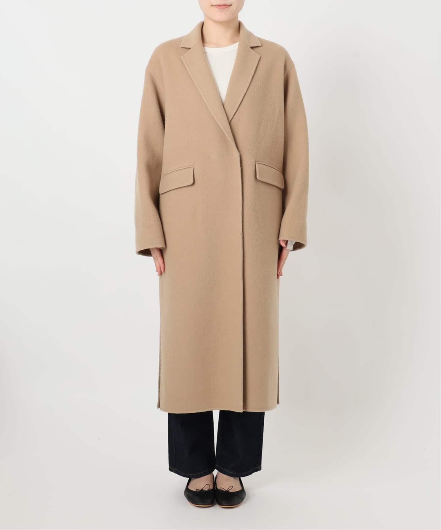 WEB限定/追加2》souple woolダブルフェイスチェスターコート