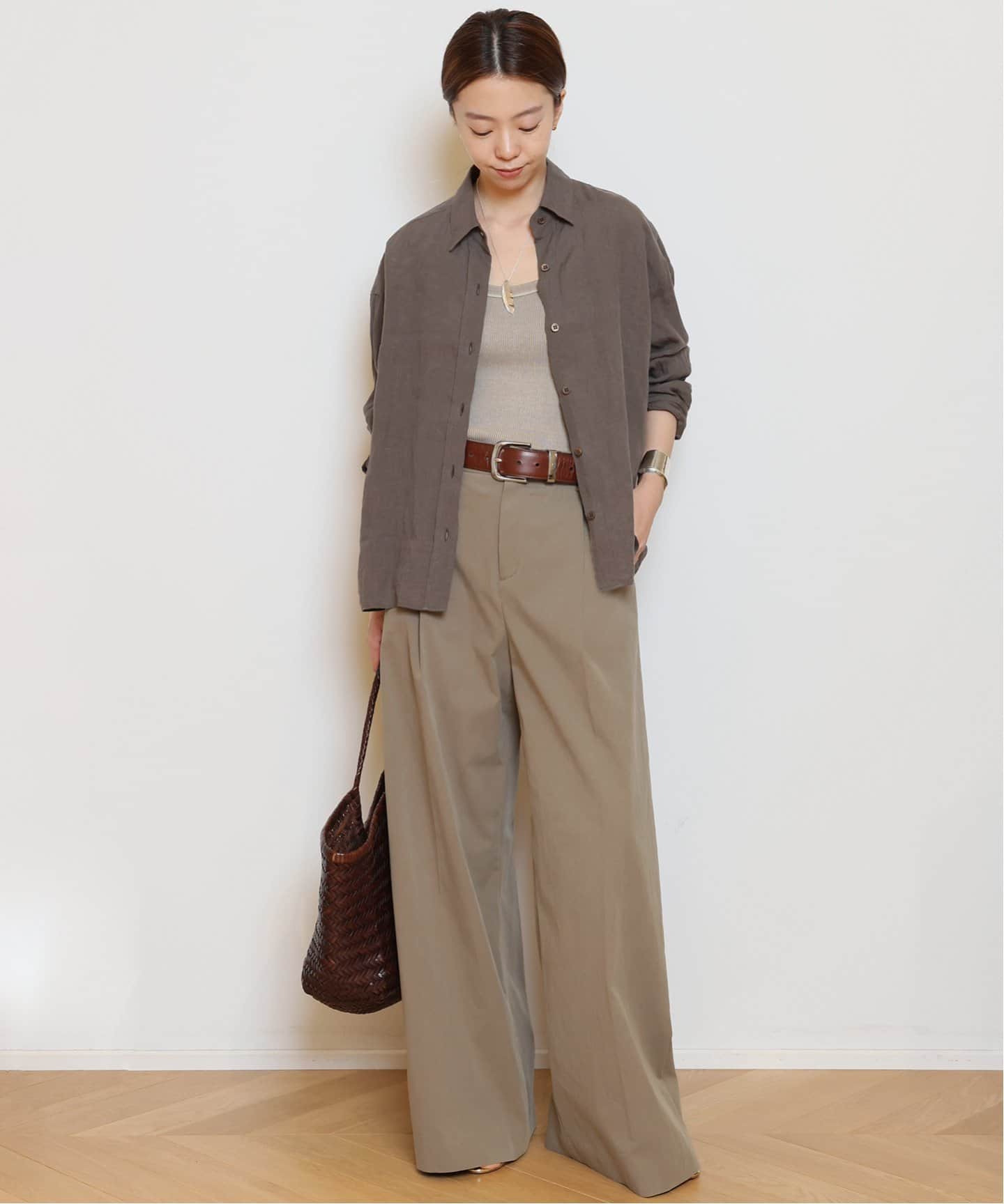 ドゥーズィエムクラス タックチノワイドパンツ TUCK CHINO WIDE パンツ