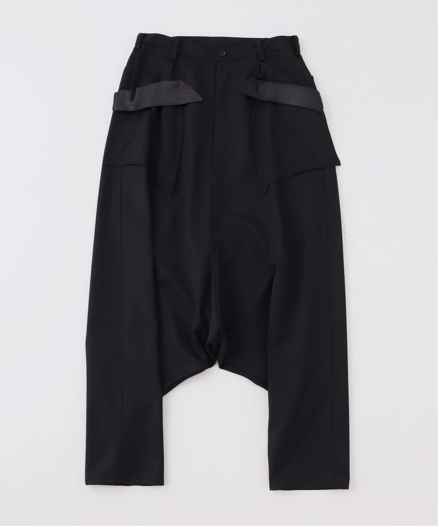 SULVAM / サルバム アウトポケットサルエルパンツ / MW-P04-100