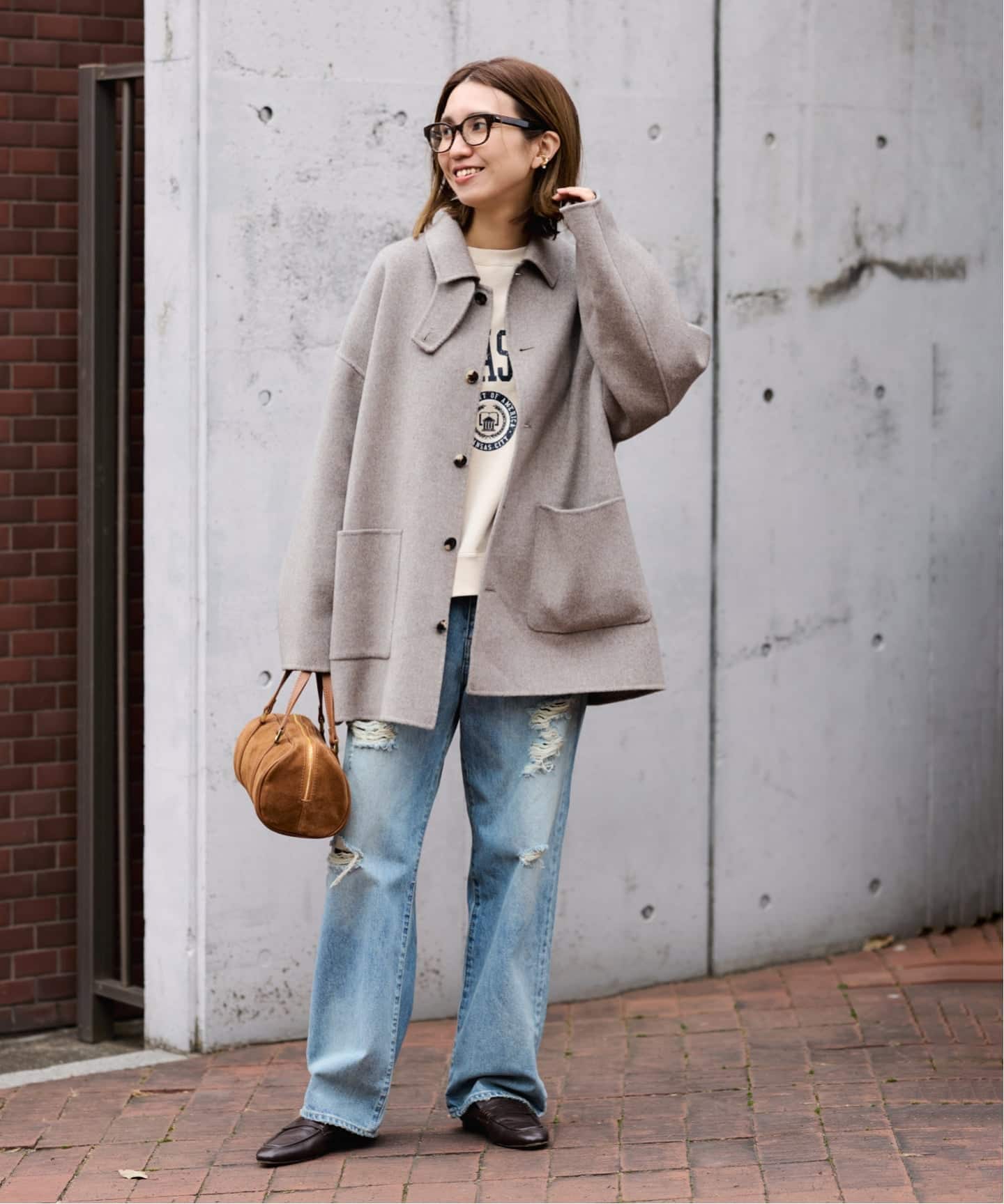 ≪追加≫ハミルトンバルカラーミドルコート（ステンカラーコート