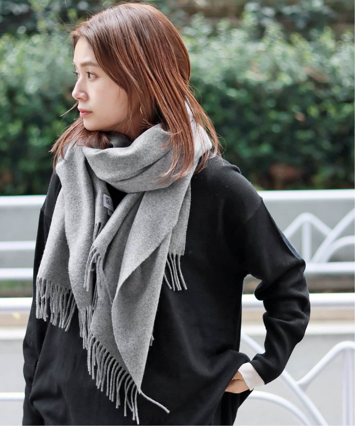 Johnstons ジョンストンズ カシミヤ 大判 ストール BlackWatch