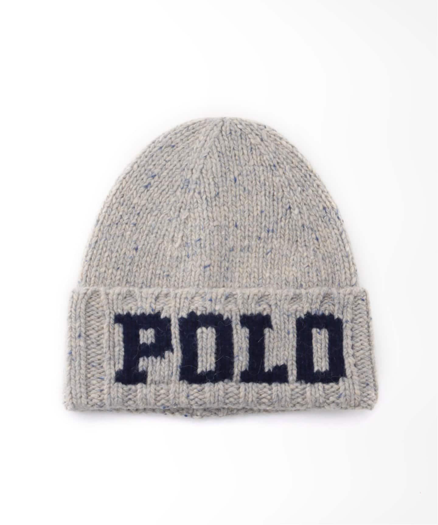 ラルフローレン ニット帽 グレー ベイクルーズジャーナルスタンダード