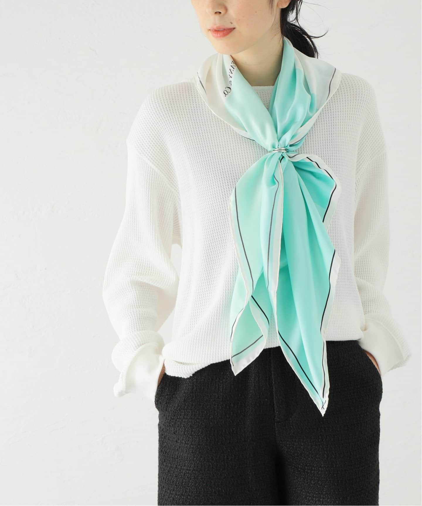 お買い得品 ティファニー スカーフ Tiffany & Co. シルクスカーフ 新品