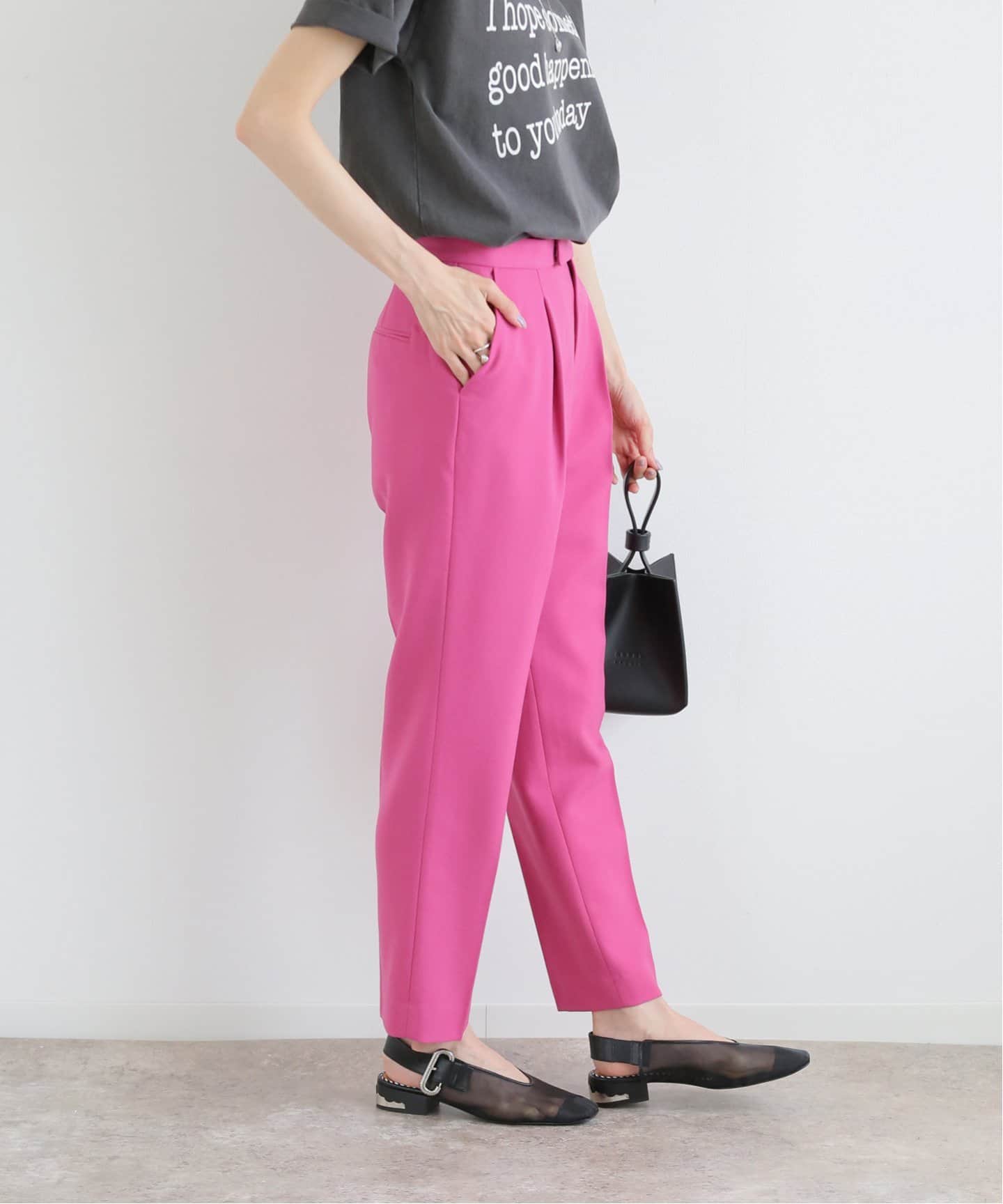 Spick&Span ピンク 公式 ワイドパンツ 38 Spick & Span ピンク ワイド