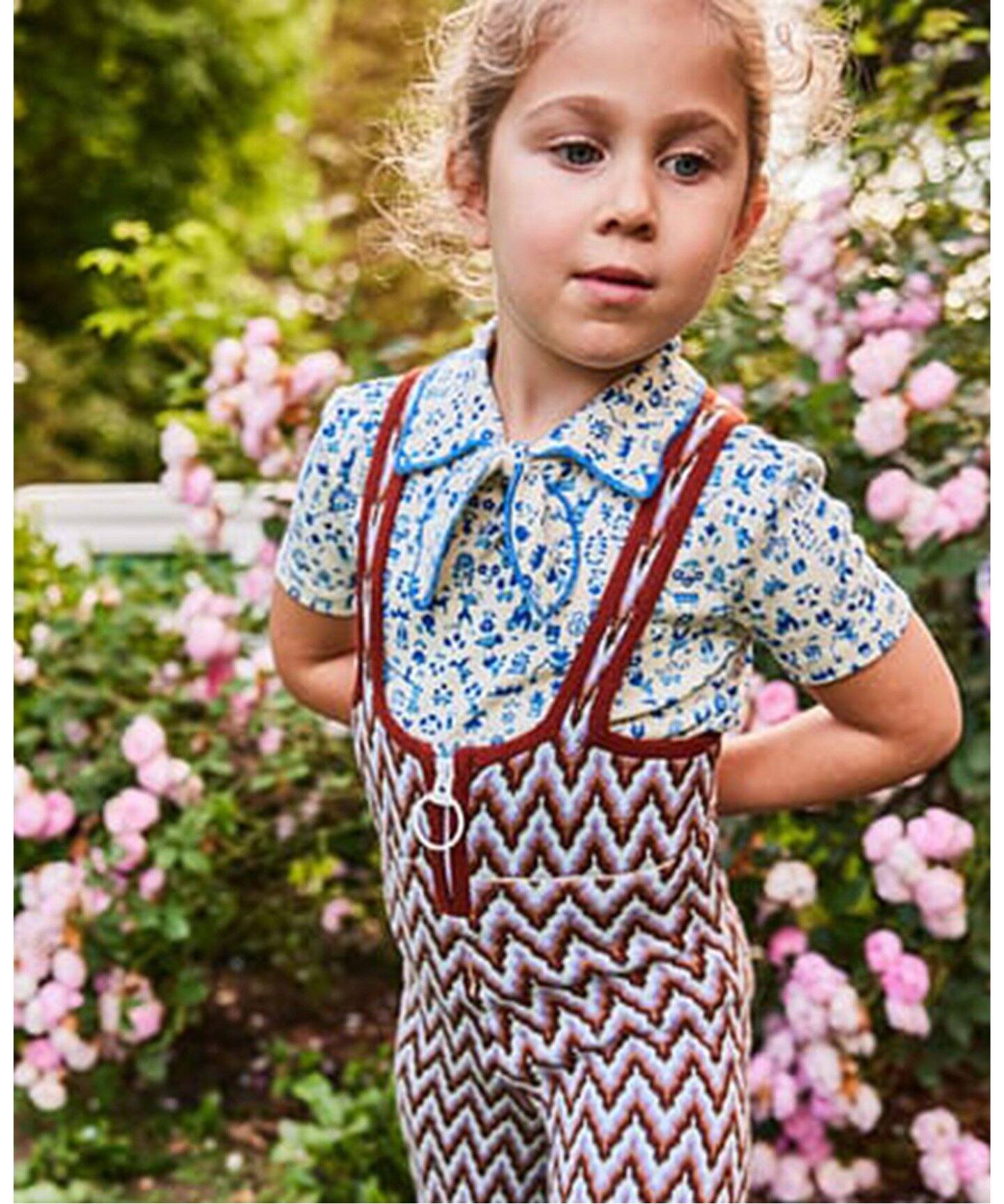 Misha&Puff 花柄スカウト4y