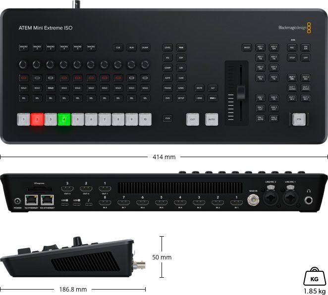 ATEM Mini – 仕様 | Blackmagic Design