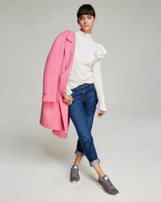 Theory New Divide Wool-Cashmere Boy Coat | Bloomingdale's