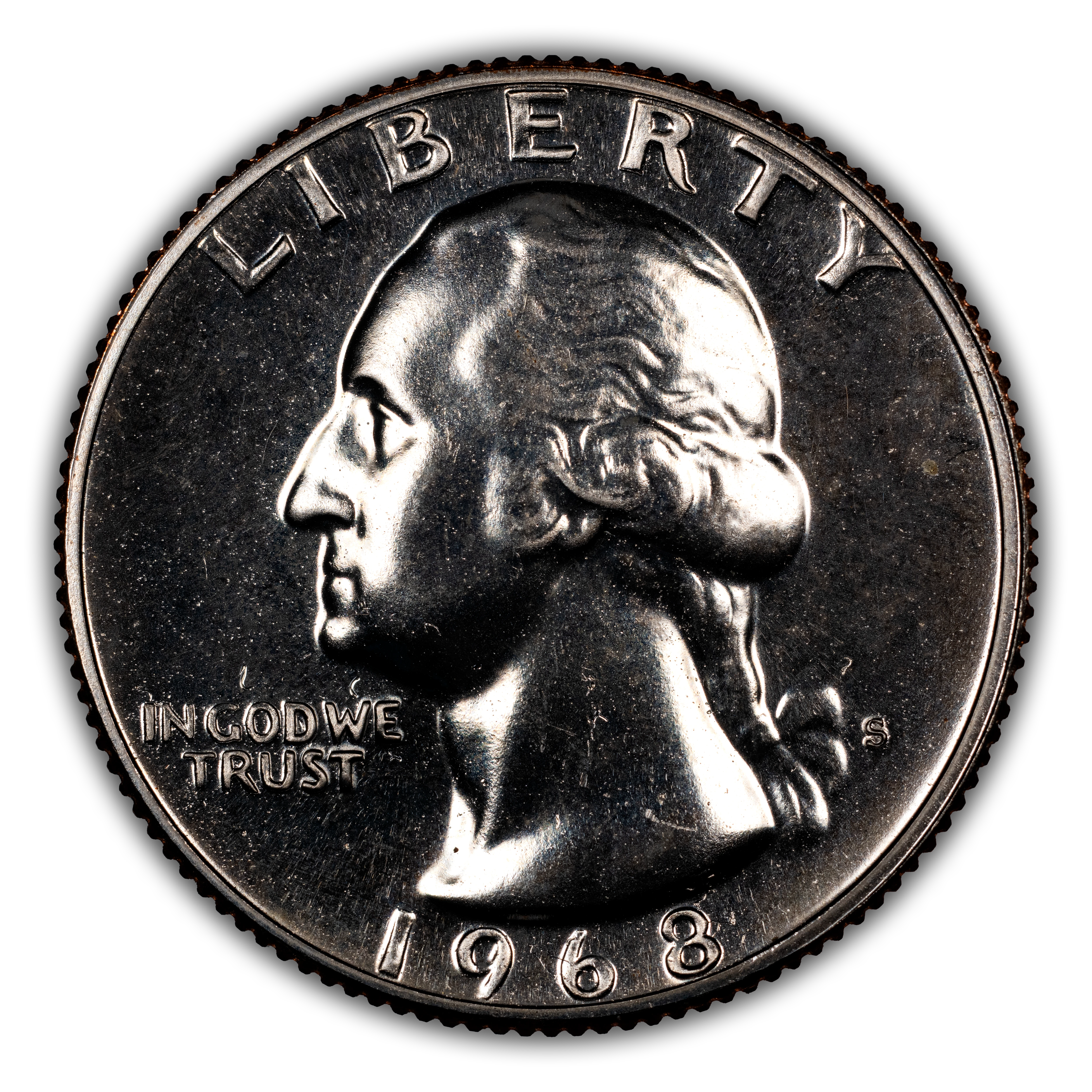 1968-S PCGS PR68 25C 硬貨 1968-S PCGS PR68 25C 硬貨 1968-S PCGS PR68