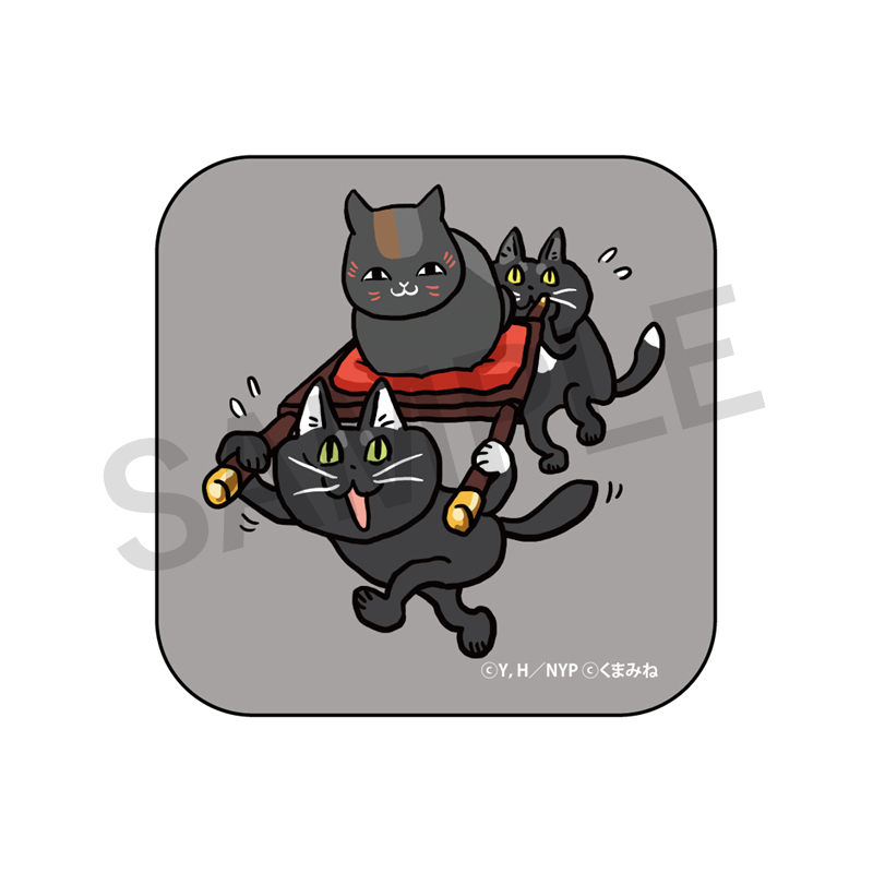 ワンピースタワー トンガリバースデー缶バッジ イチジ&ニジ&ヨンジ&猫