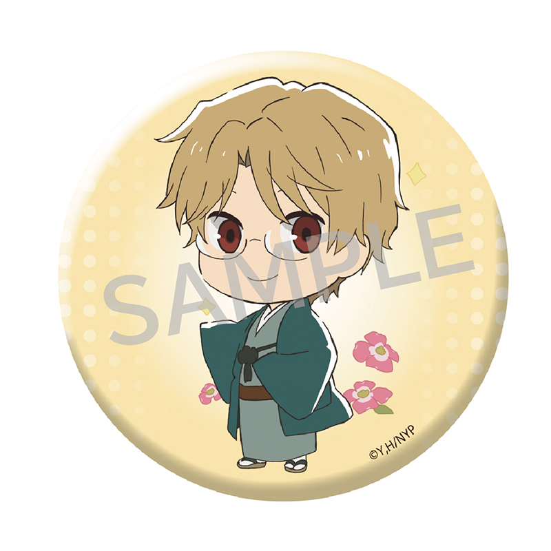 缶バッジコレクション（15周年ミニキャラA）【夏目友人帳 アニメ公式