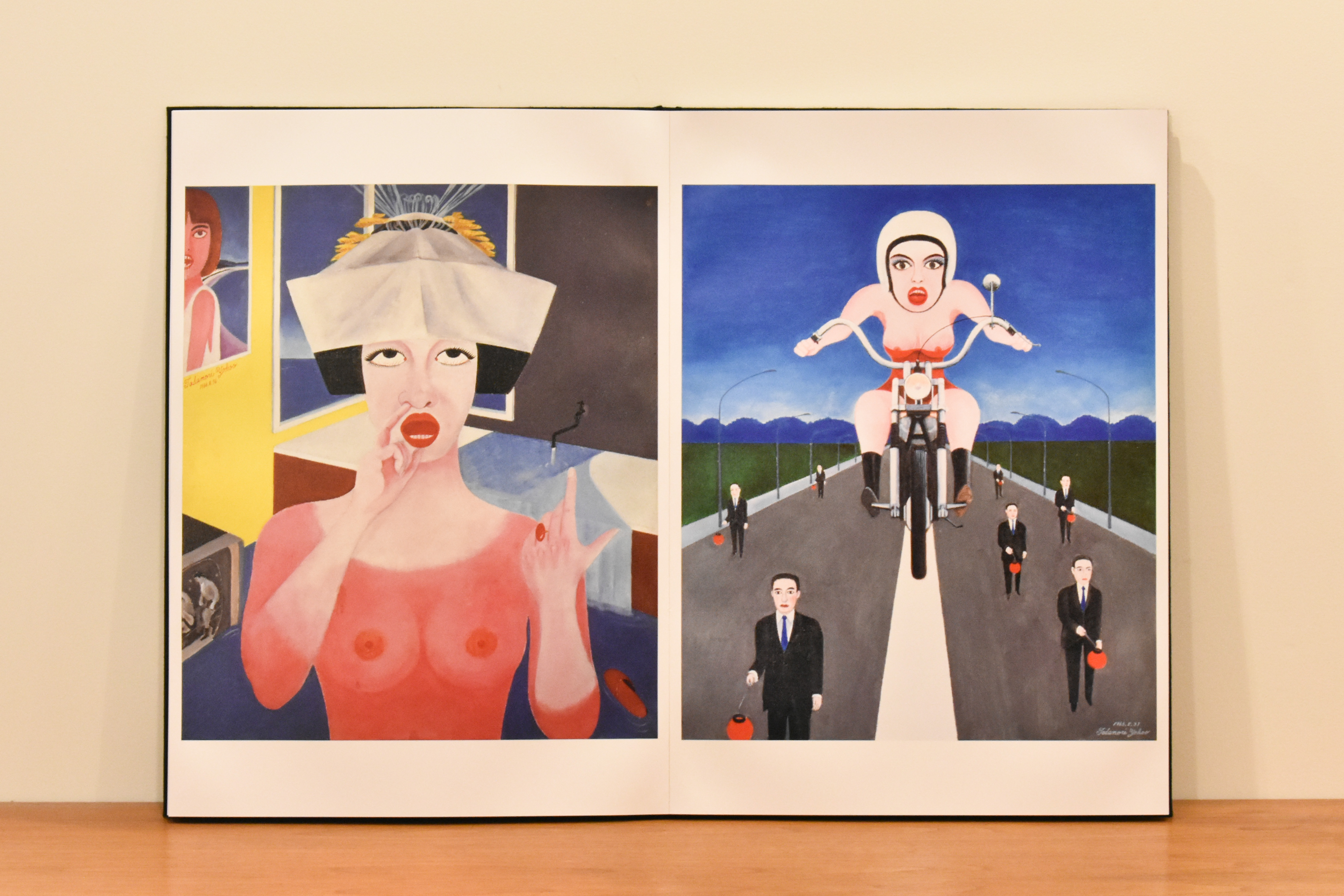 日本画 オリジナル作品 A Modern Parody of the Four Divisions of