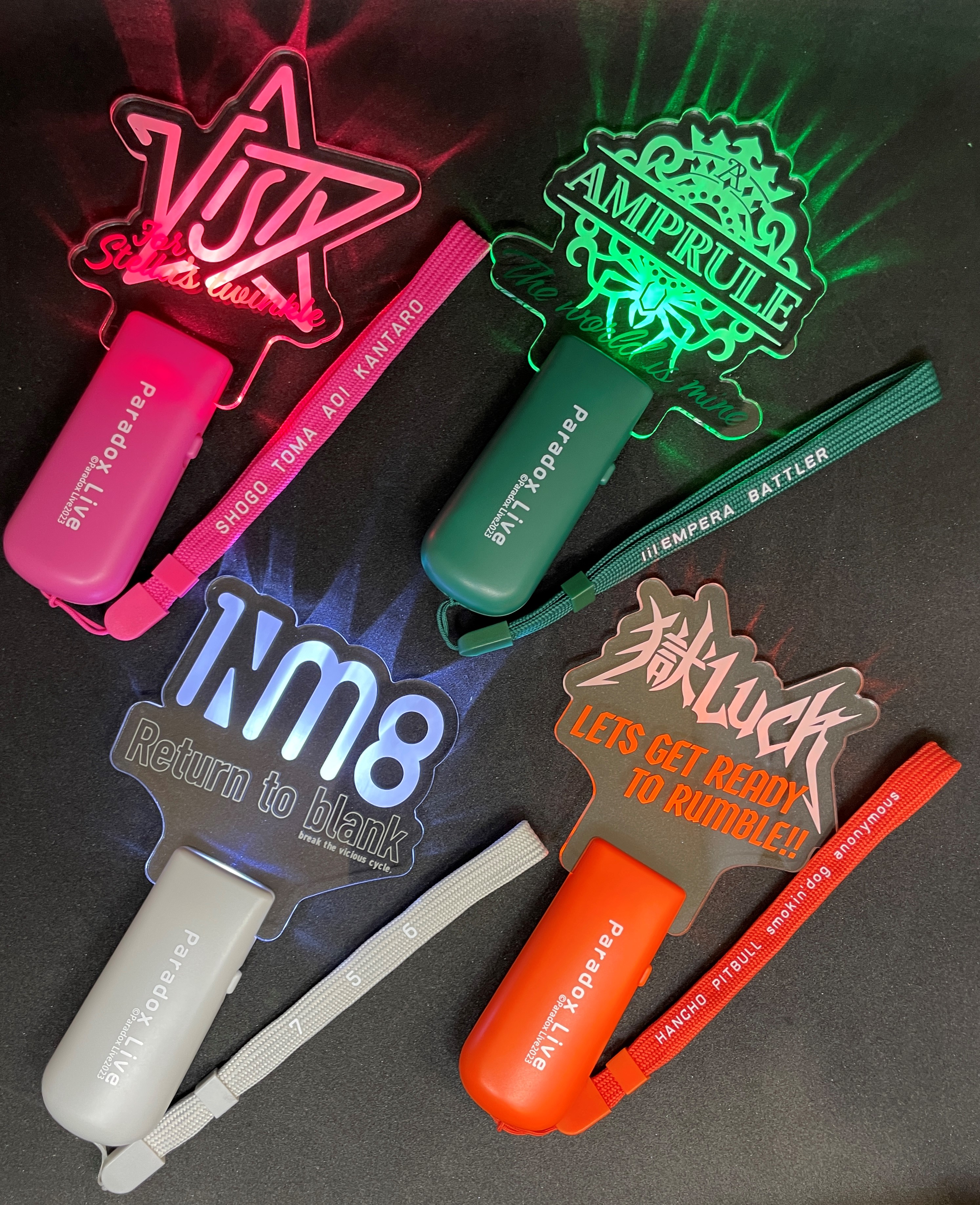 Paradox Live Dope Show 2023 プレートペンライト 獄Luck【アニメ