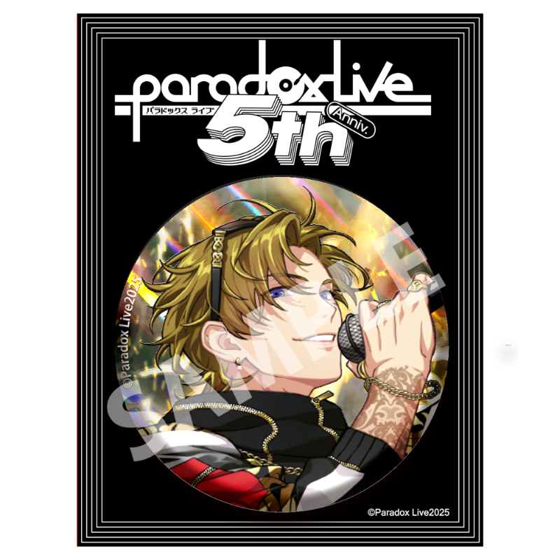 ParadoxLive パラライ 棗リュウ BIG缶バッジ 4周年 ② ParadoxLive 棗