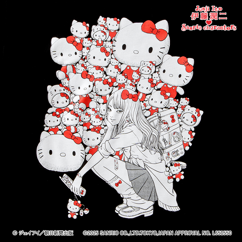 伊藤潤二×サンリオキャラクターズ 複製原画 ギャル富江×ハロ