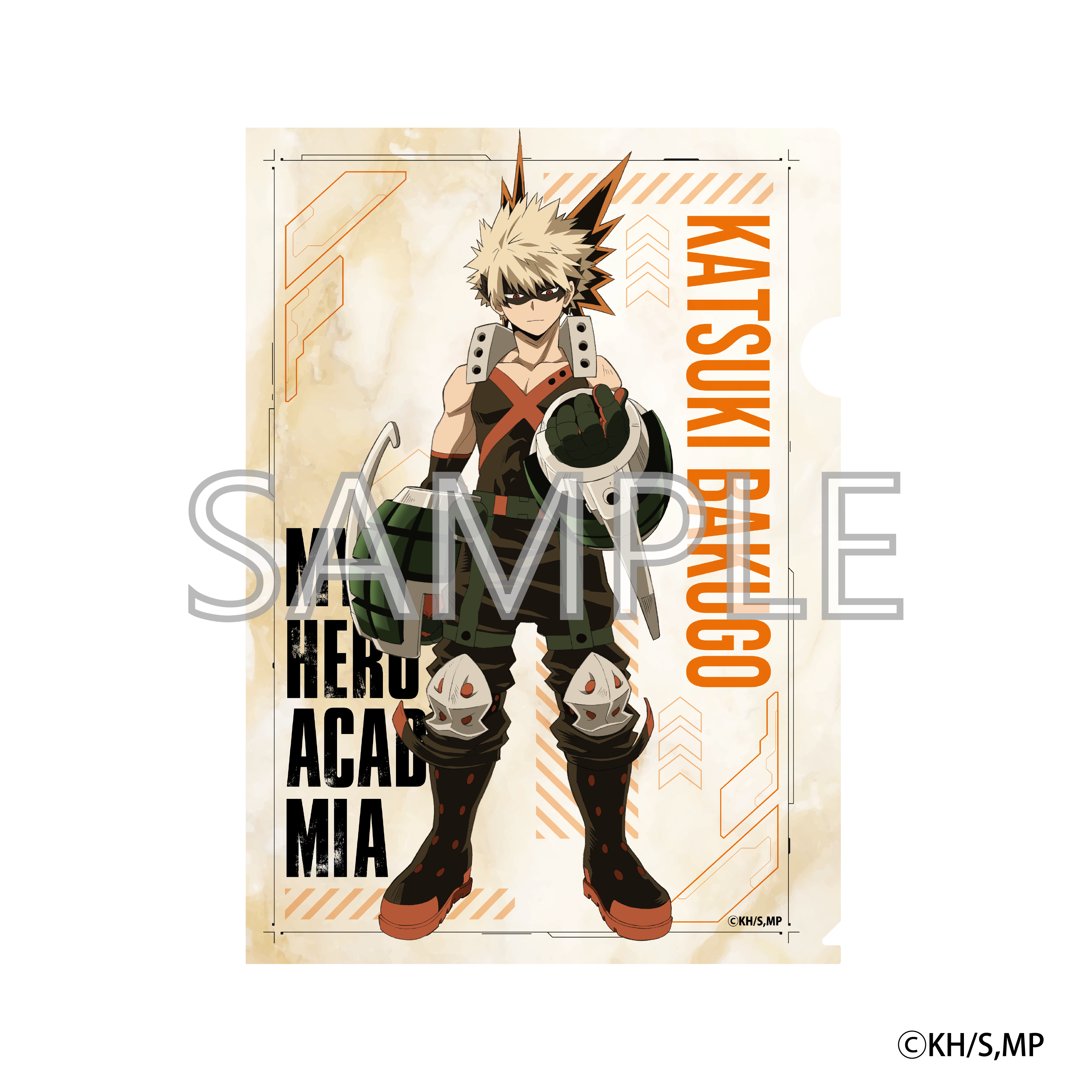 僕のヒーローアカデミア クリアファイル (爆豪勝己)【YTE公式