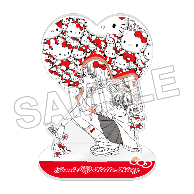 伊藤潤二×サンリオキャラクターズ 複製原画 ギャル富江 ×マイメロディ