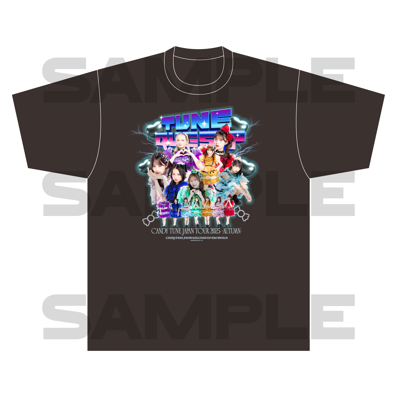 TUNE QUEST 2025Tシャツ(スミクロ)【ASOBIMALL(アソビモール)】