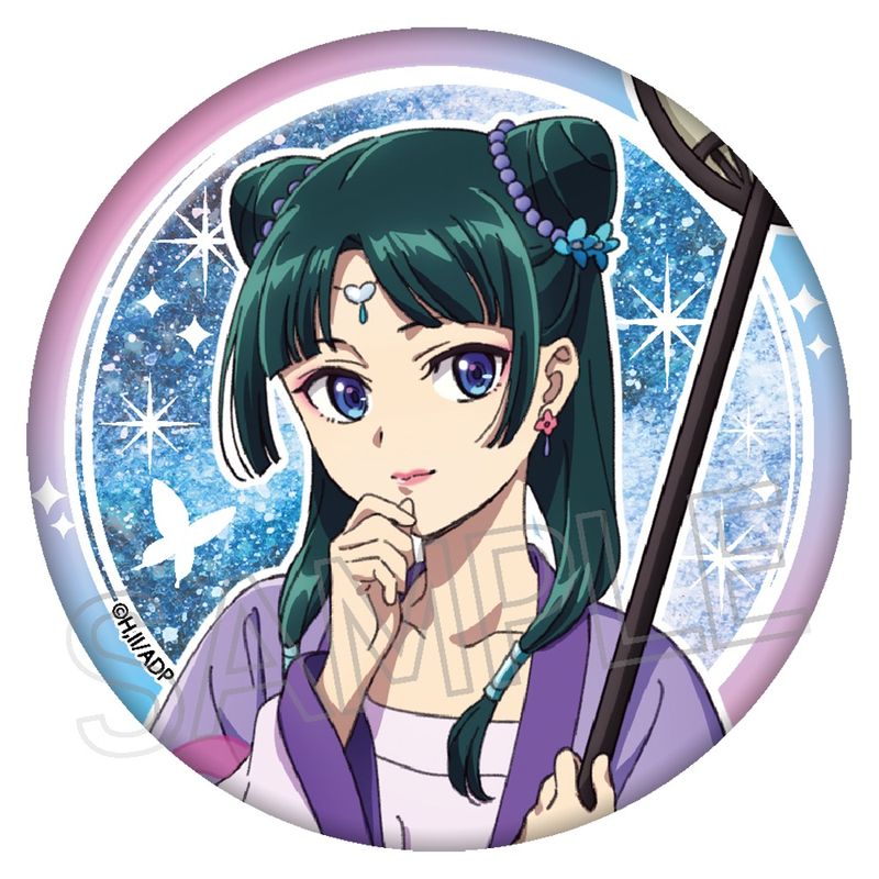 薬屋のひとりごと TSUTAYA ホログラム缶バッジ 完売品 猫猫＆壬氏 薬屋