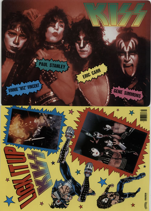 超レア♪ 「地獄の回想」KISS LICK IT UP ポスター 当時物 非売品 超