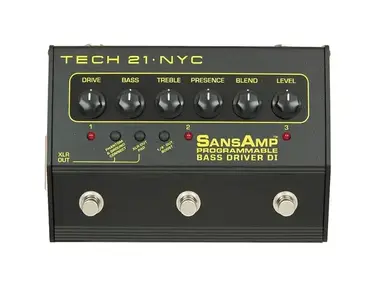 Tech 21 Geddy Lee DI-2112 Signature SansAmp Preamp Pedal - What To