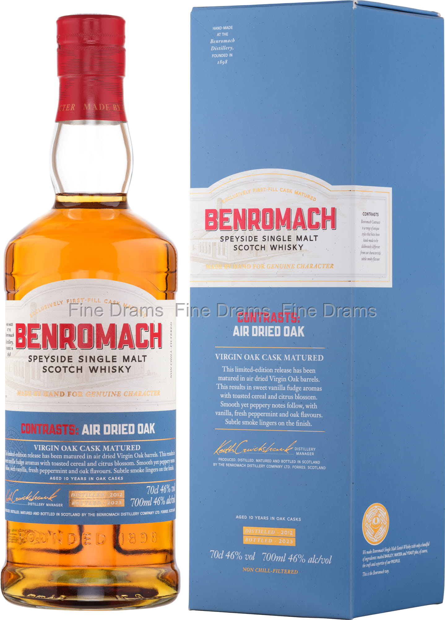 Benromach Contrasts: Virgin Oak Air Dried 2012 (Bottled 2023)