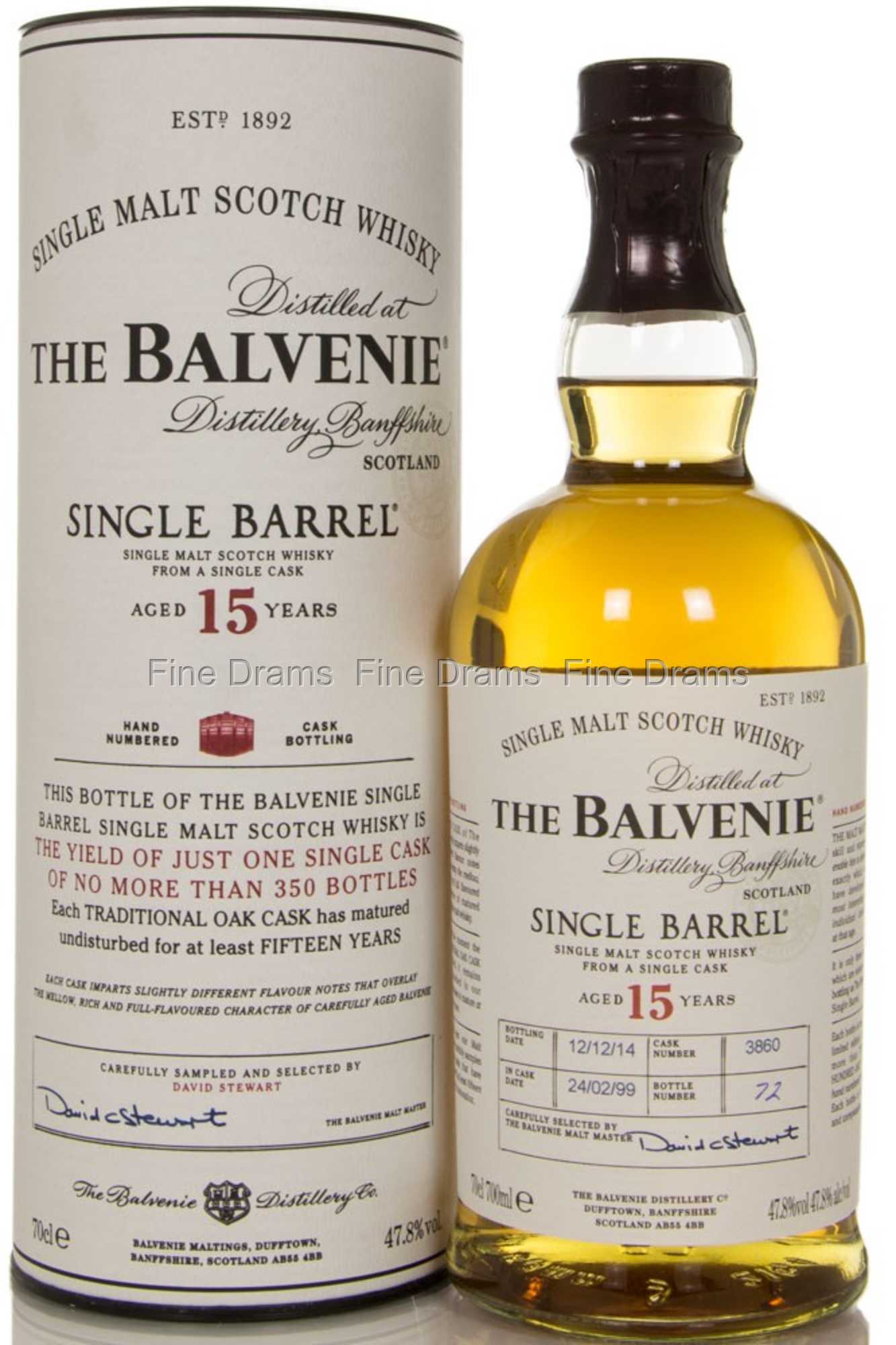 Balvenie 15 Year Old Single Barrel Whisky