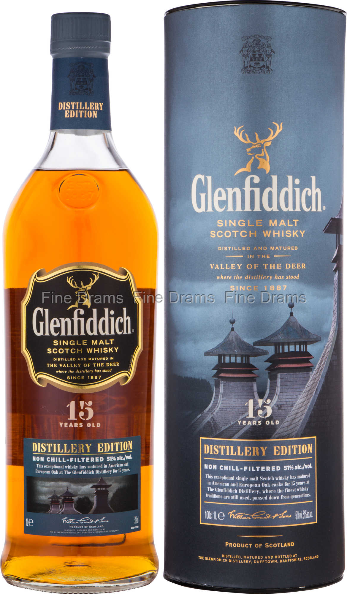 Glenfiddich 15 Year Old Distillery Edition Whisky (1 Liter)