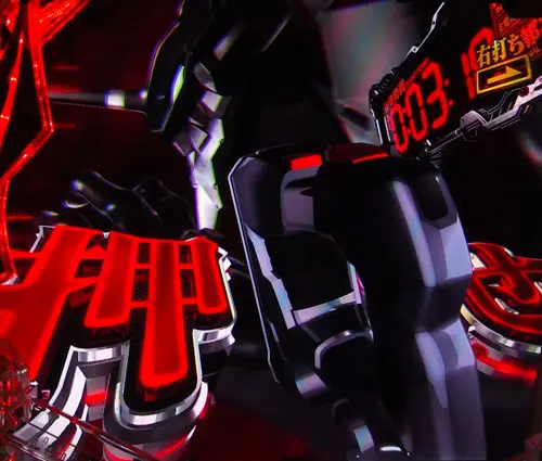 エヴァ15 未来への咆哮 役物 レバー