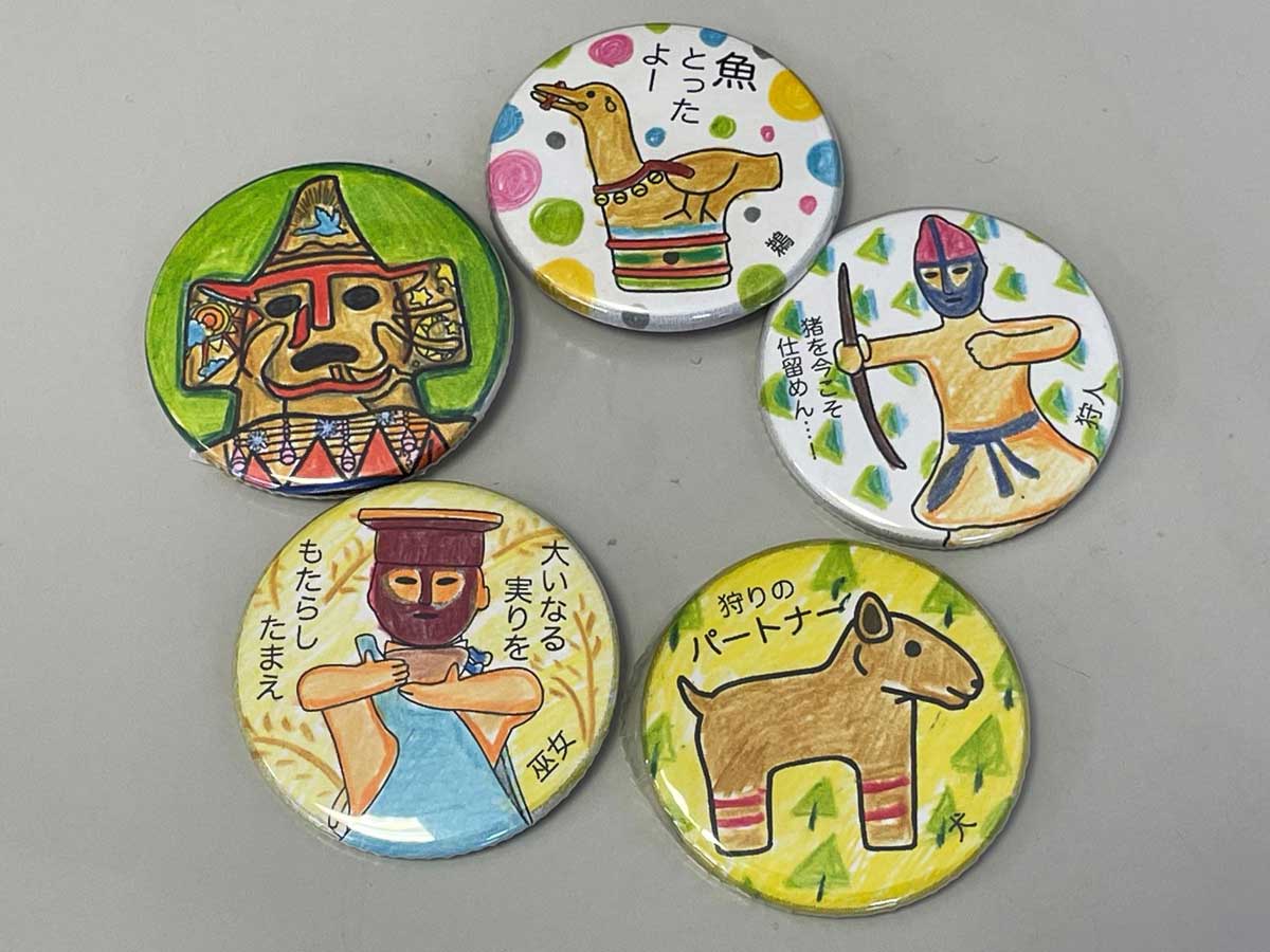 高崎「かみつけの里博物館」缶バッジ - 高崎前橋経済新聞