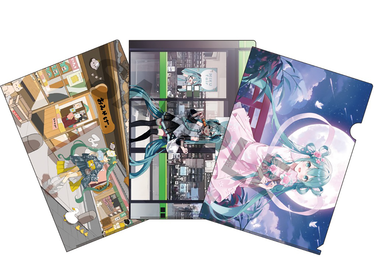 初音ミク New 初音ミク マルイ New Year Party クリアファイル 2枚