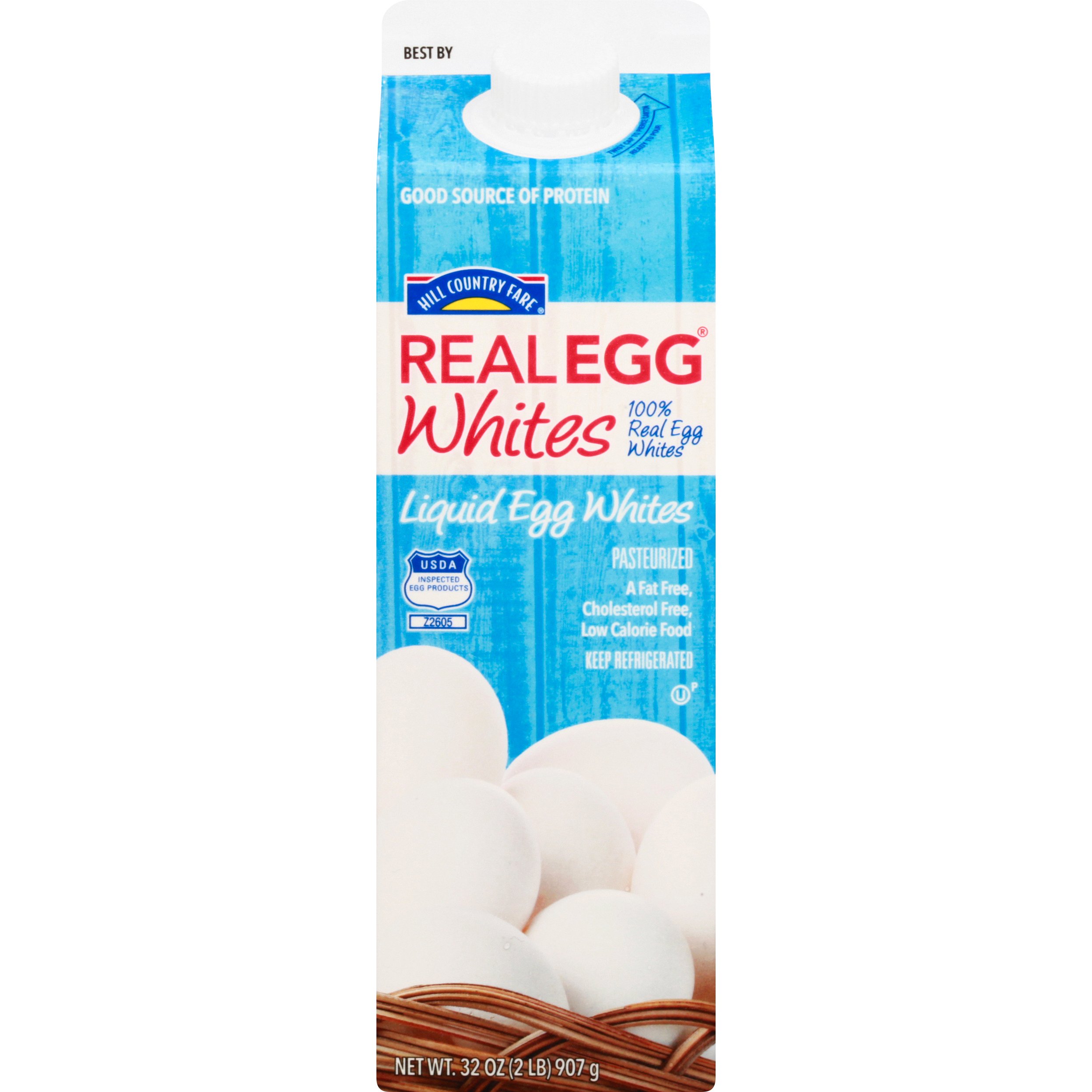 Hill Country Fare Liquid Egg Whites, 32 oz | Joe V's Smart Shop