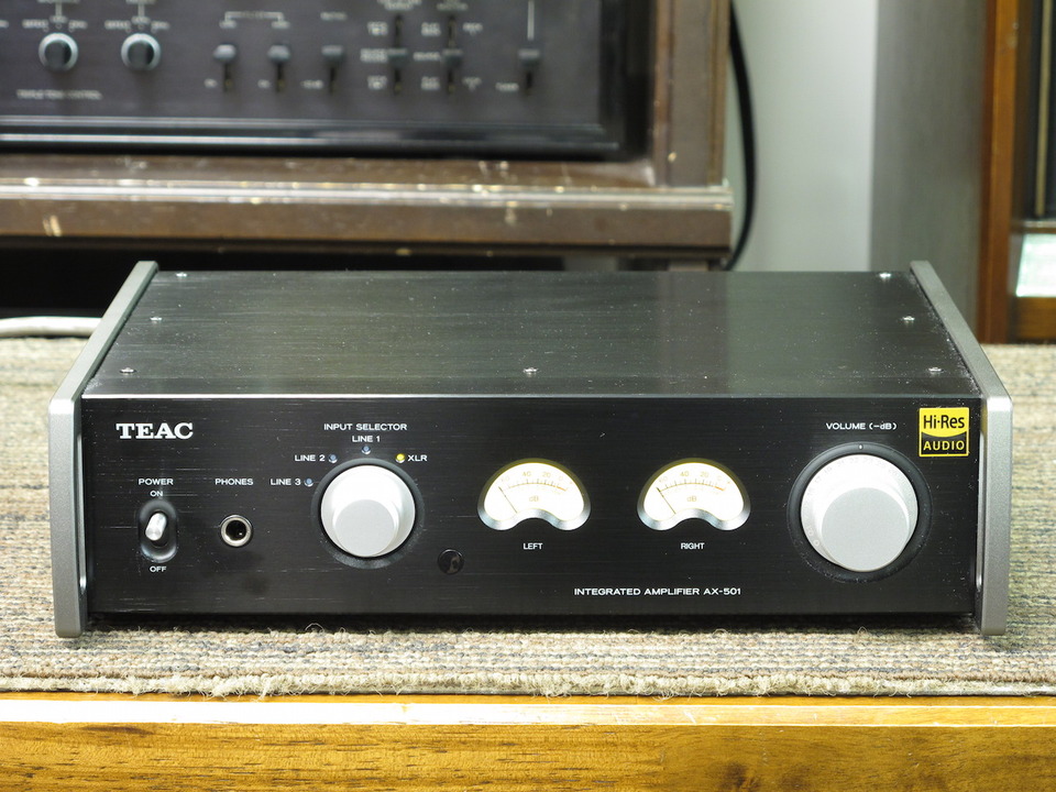 TEAC ティアック AX-501 バランス入力装備プリメインアンプ 黒 送料