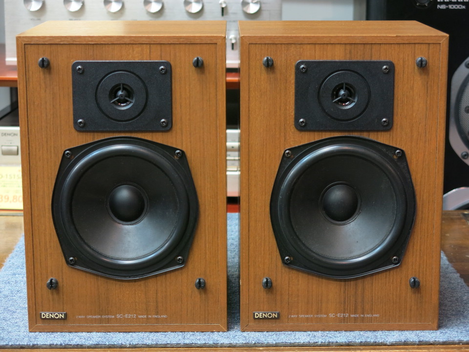 DENON SC-E212 名器 密閉式 英国製 希少シリアル連番 DENON SC-E212