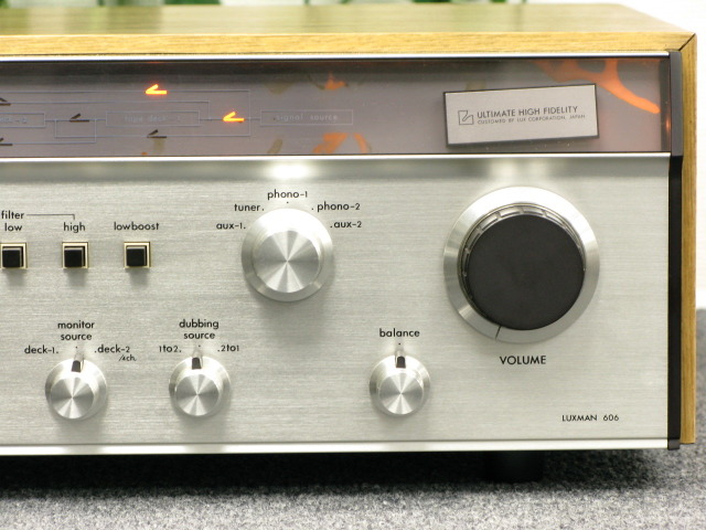 ジャンク】LUXMAN L-606 プリメインアンプ ヴィンテージ