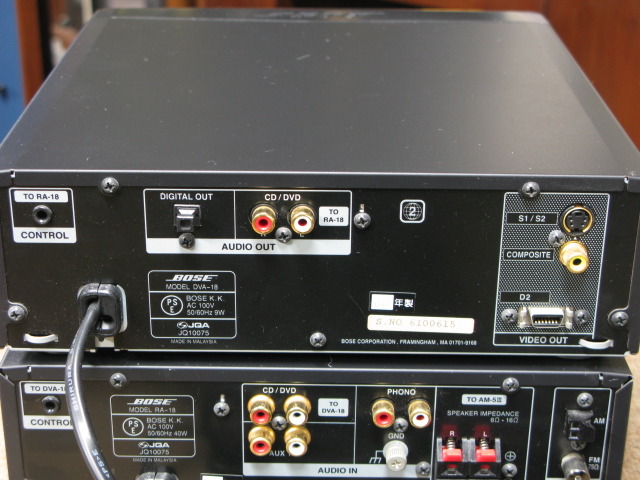 アンプ BOSE RA-18 & DVA-18 BOSE アンプ RA-18 + DVA-18※ジャンク品