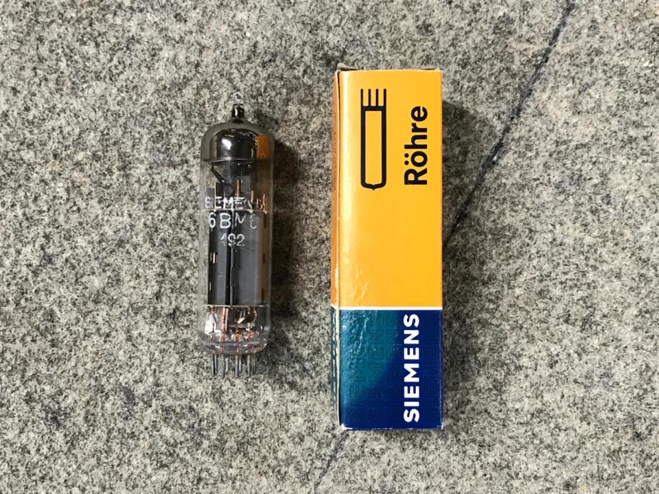 真空管 6BM8 シーメンス ナショナル 8本セット 未使用 真空管 6BM8