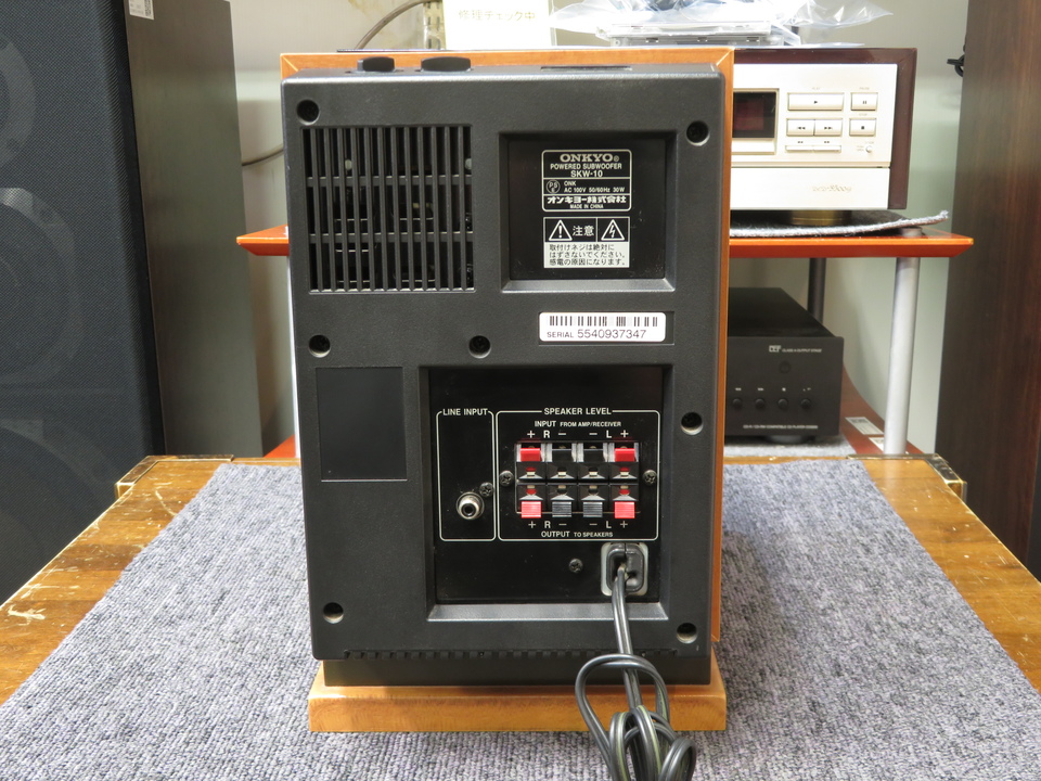 美品】ONKYO サブウーファー SKW-10 とスピーカーセット
