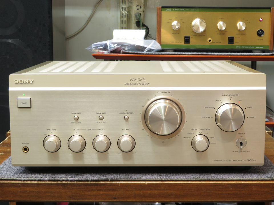 USED】値下げ SONY FA50ES MOS アンプ 取説付 箱付き USED】値下げ