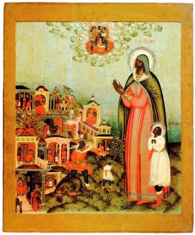 イコン ロシア正教聖キリクスとユリタСвятой Кирик и Иулитта Святые