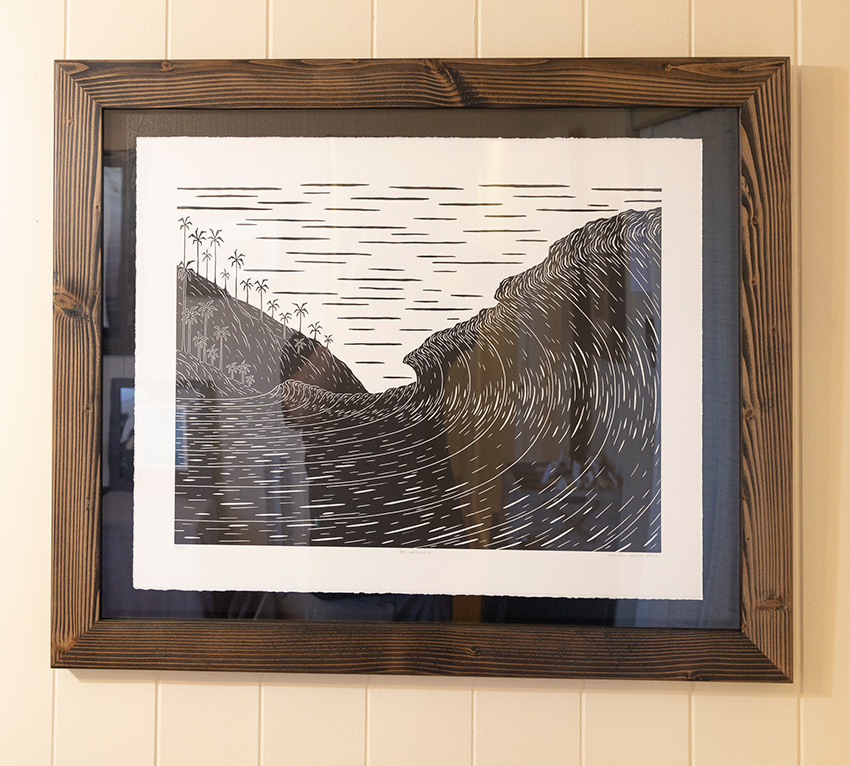 美品 安野光雅「イギリス/スカボロー」水彩画複製 安野光雅美術館発行