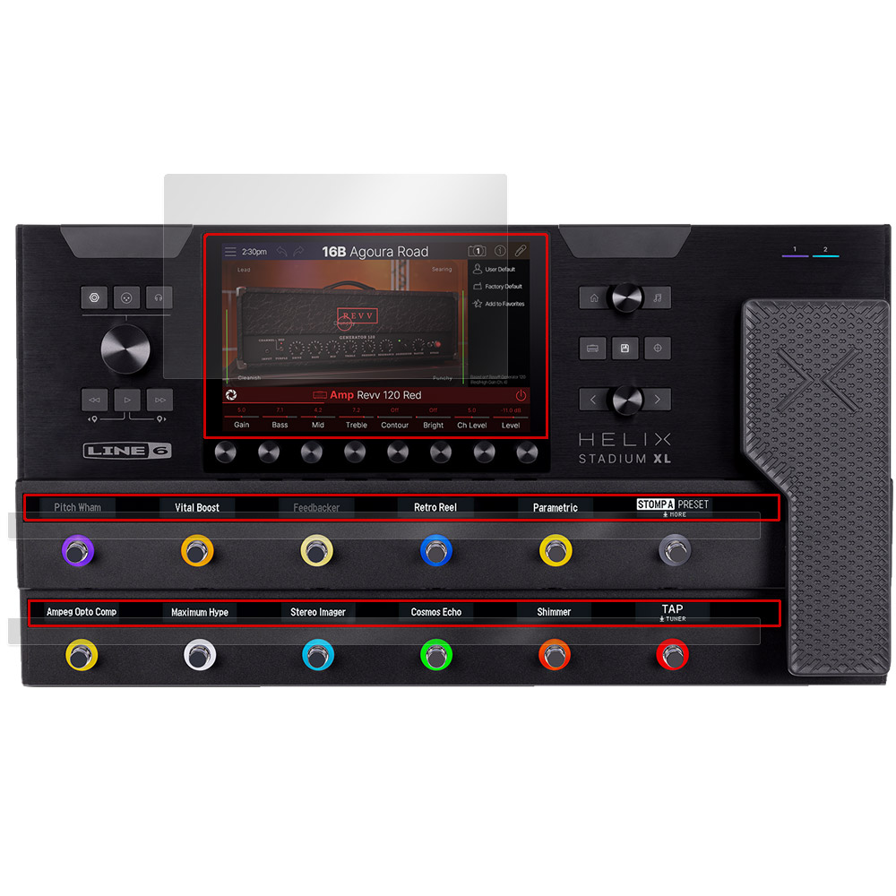 Helix Stadium XL Floor アクリル上部全面保護カバー Helix Stadium XL