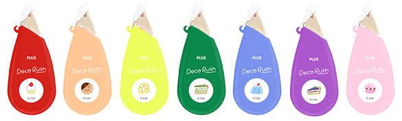 デコレーションテープ「デコラッシュ 限定カラー別デザート」を発売