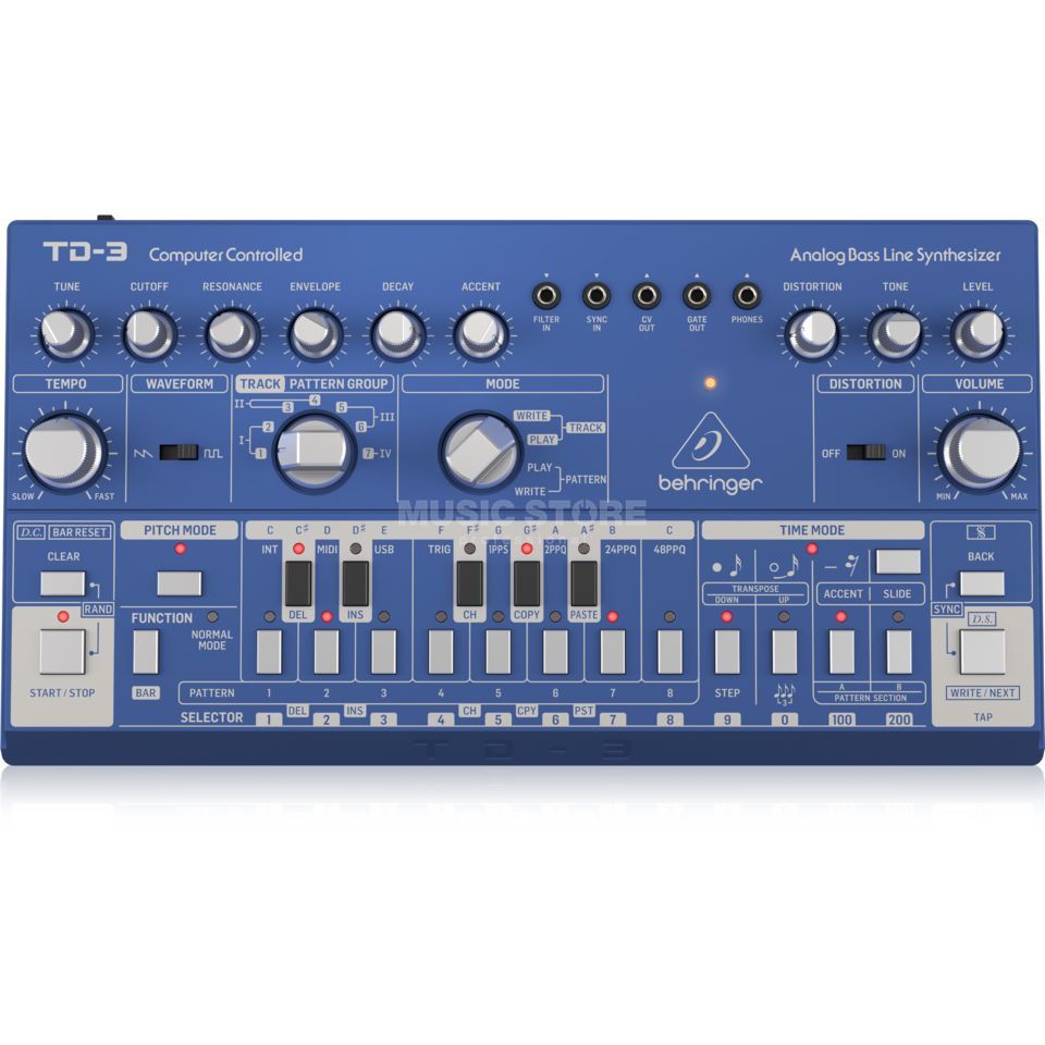 Behringer TD-3 (Blue) Synthesizer - buy online | USA