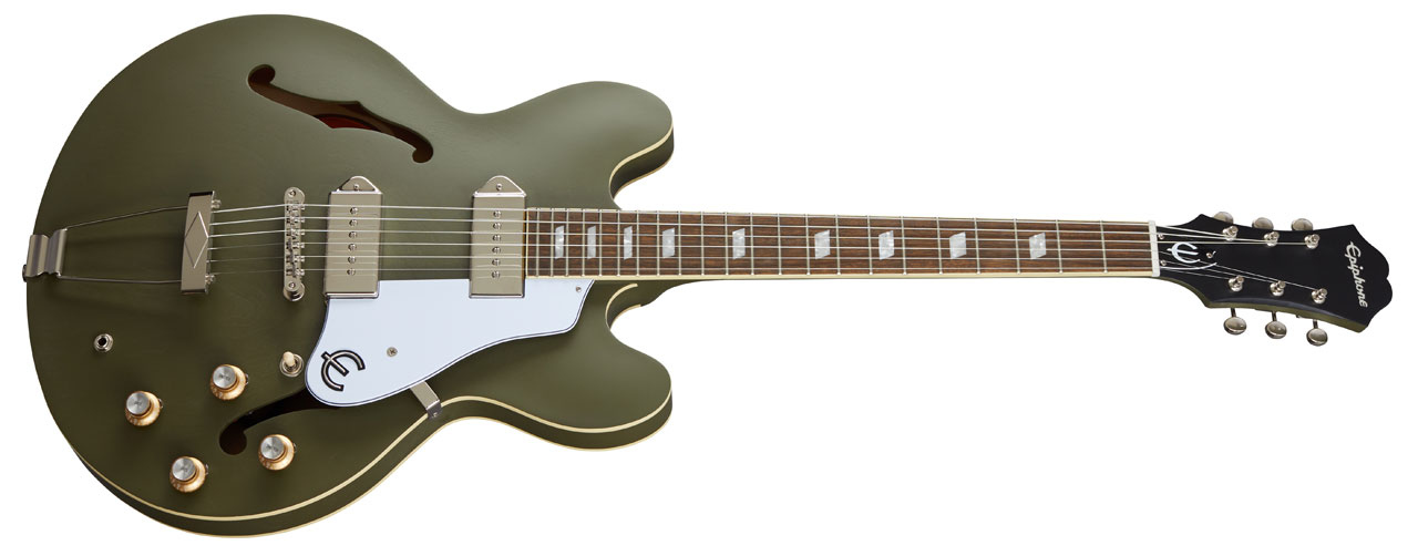 Epiphone Casino Worn Olive Drab | MUSIC STORE professional