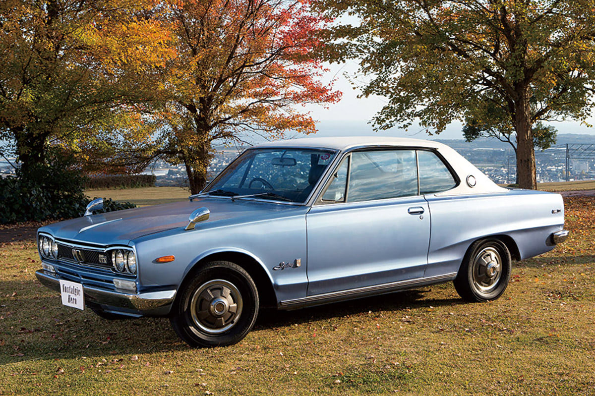 カタログでも大きく紹介されていたカラー｜1972年式 日産 スカイライン