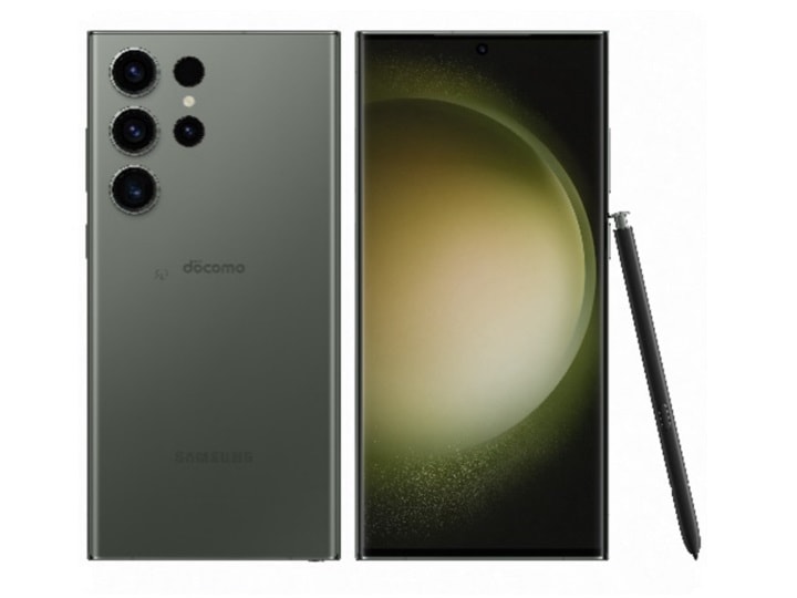 Samsung Galaxy S23 Ultra docomo グリーン② ドコモ】「Galaxy S23