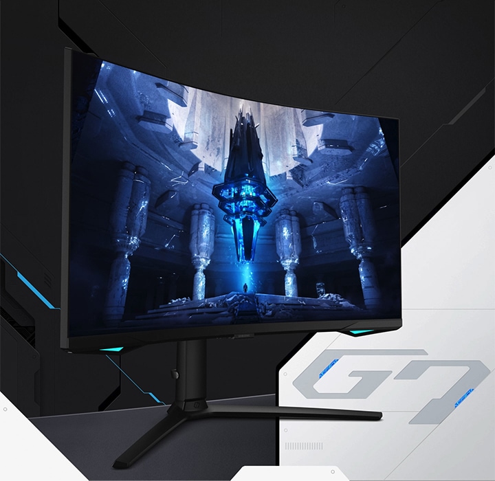 Buy UHD monitor - Quantum Mini-LED - 32 inch | Samsung Jordan