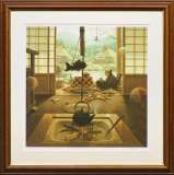 笹倉鉄平「マジックアワー」シルクスクリーン :: 絵画買取・販売